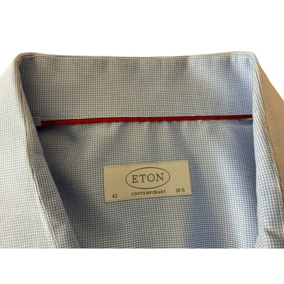 Eton Light Blue Dress Shirt - Picture 7 of 13